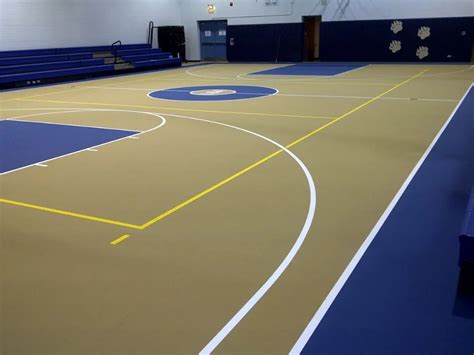 Blue Basketball Court Flooring Service, Warranty: 3-5 Years, Thickness: 2-3 Mm at Rs 32/square ...