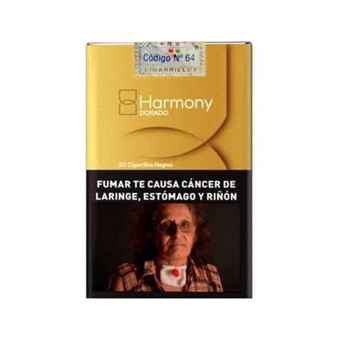 Cigarrillos Harmony Doradoo Ks Golozinas Luj N