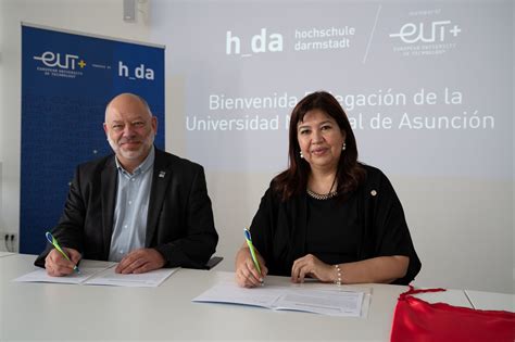 Comitiva de la UNA visitó la universidad de Darmstadt para fortalecer