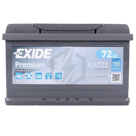 Batterie Exide Premium Ea V Ah A Lb D