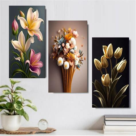 Jual HIASAN DINDING BUNGA REALISTIK AESTHETIC 20X30 WALL DECOR