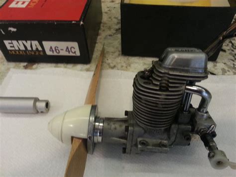 Enya C Four Stroke Airplane Engine With Instruction Manual