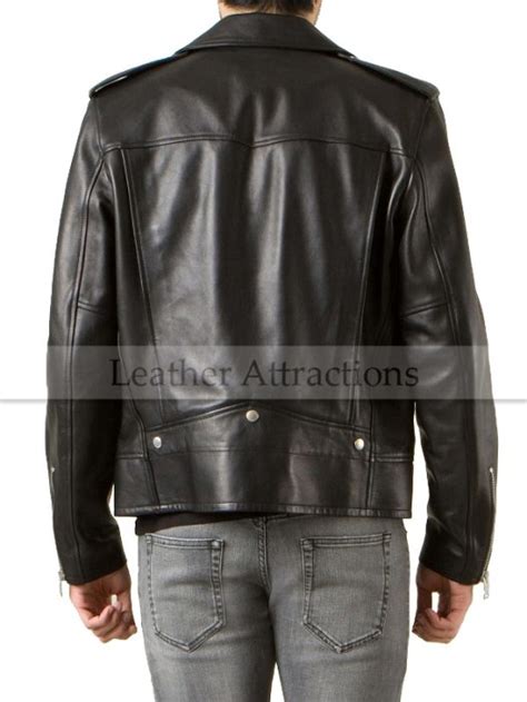 Brando Style Motorcycle Leather Jacket