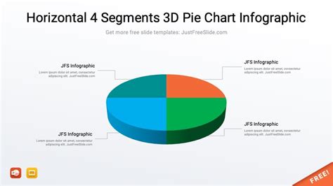 3d Pie Charts Powerpoint Template Free Download Just Free Slide