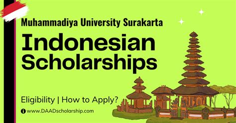 Muhammadiyah University Scholarship Surakarta In Indonesia