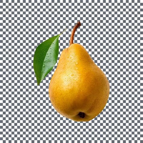 Fruta Fresca De Pera Nica Isolada Em Fundo Transparente Psd Premium