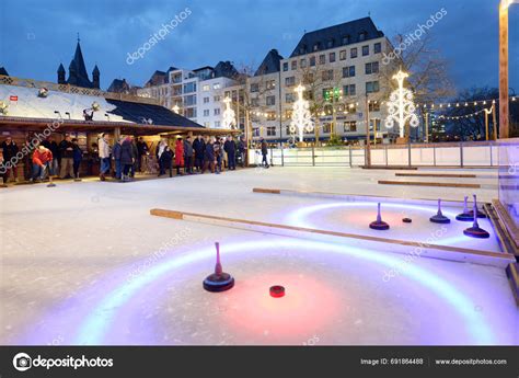 Cologne Germany December Curling Christmas Market Heinzel S Winter