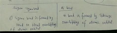 2 Write One Difference Between Sigma Bond And Pi Bond 2 State Boyle S Law