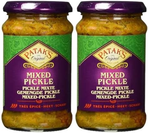 Amazon Patak S Mixed Pickle Hot G Pack Of Grocery