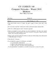 Eecs 148 2019 Midterm Solutions Pdf 1 CS 132 EECS 148 Computer