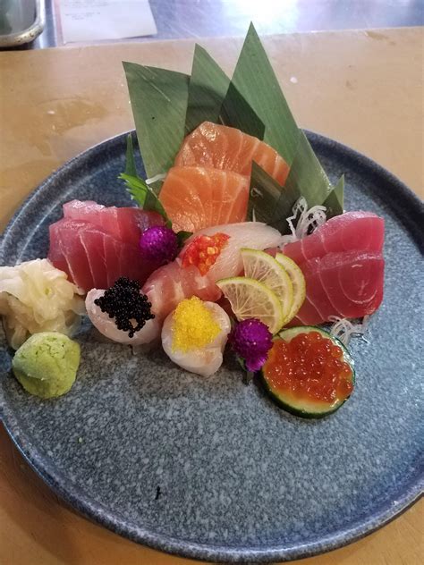 Sashimi Plate At Work Rsushi