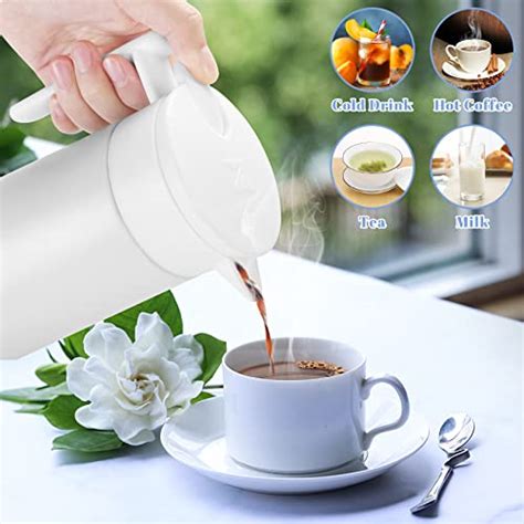 29oz Thermal Coffee Carafe Insulated Coffee Thermos, Stainless Steel ...