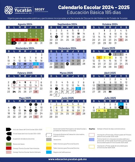 Calendario Escolar De Yucatán Regreso A Clases Vacaciones Y Días