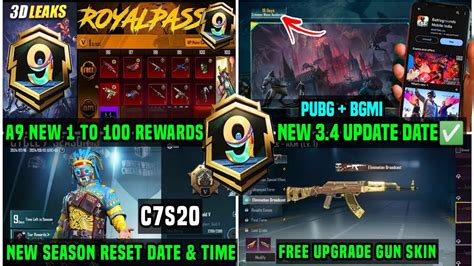 A9 Royal Pass 1 To 100 Rp Rewards C7s20 Tier Reset Pubg A9 Rp And Bgmi