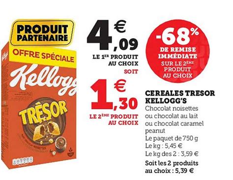 Offre C R Ales Tr Sor Kellogg S Chez Hyper U