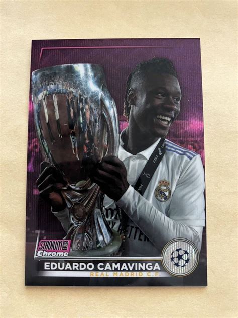 Topps Stadium Club Chrome Uefa Club Competitions Soccer Eduardo