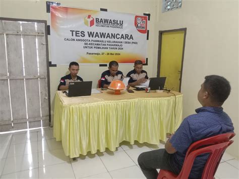 Resmi Panwaslu Kecamatan Pasarwajo Umumkan 22 PKD Terpilih Berikut