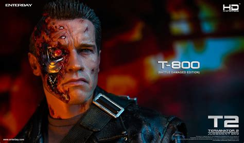 Sg Toys Terminator 2 T 800 Battle Damaged Hd Enterbay