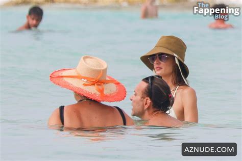 Alessandra Ambrosio Sizzles In Sexy White Bikini During Ibiza Getaway