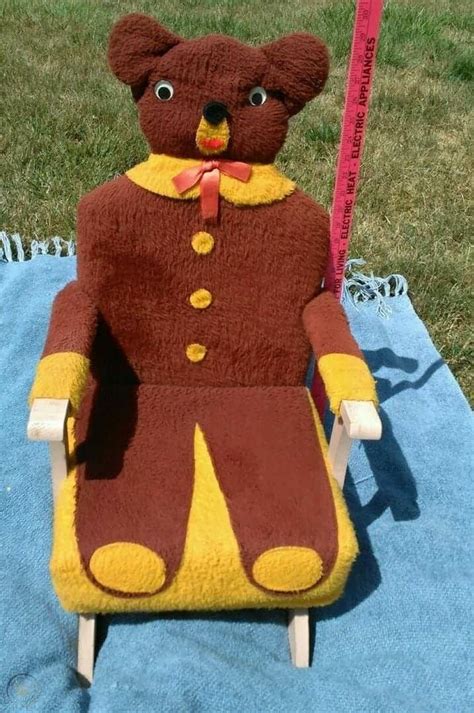 Vintage Bubba Bear Rocking Chair