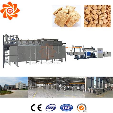 Soybean Protein Making Processing Machine Tvp Tsp Textured Vegetarian