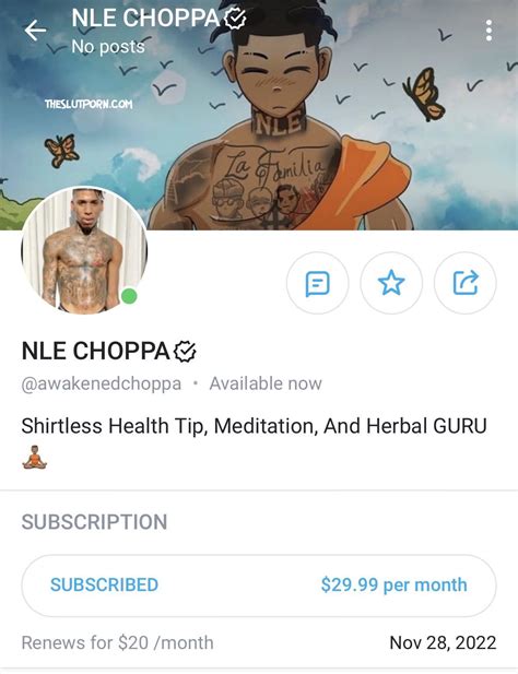 Nle Choppa Nude Onlyfans SLUT ME OUT Leaked NudeMaven