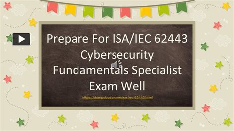 Ppt Prepare For Isa Iec Cybersecurity Fundamentals Specialist