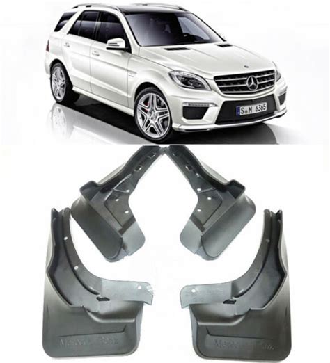 Oem Set Splash Guards Mud Flaps For 2012 2015 Mercedes Benz Ml 63 Amg Wo Pedal Ebay