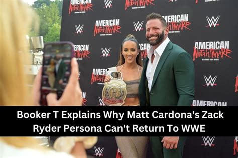 Booker T Explains Why Matt Cardona S Zack Ryder Persona Can T Return To