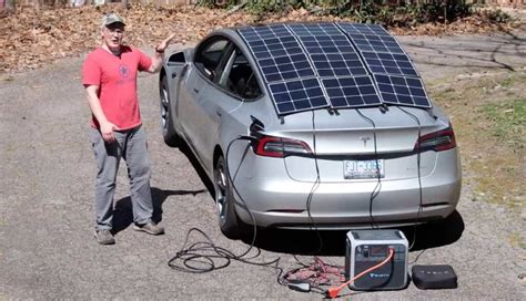 Youtuber Lädt Tesla Model 3 Mit Solaranlage Und Akku Teslamag De