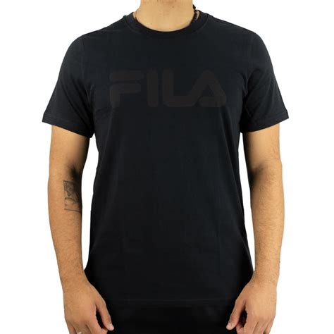 Camiseta Fila Letter Premium Masculina Preta