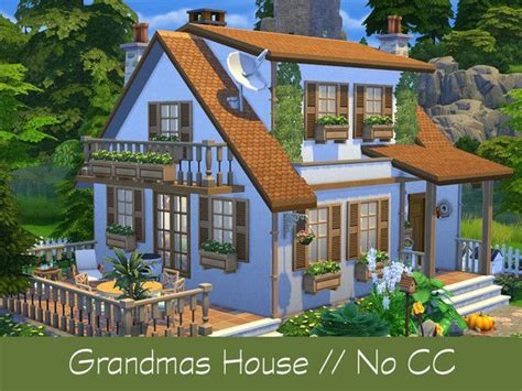 Flubs79 S Sims 4 Grandmas House No CC Sims House Sims House