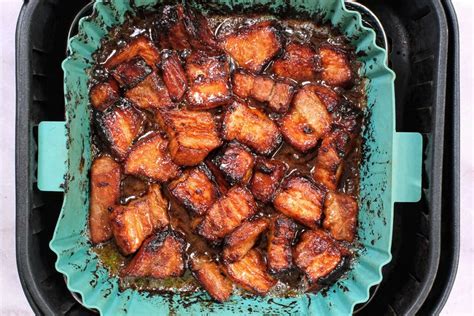 Air Fryer Pork Belly Bites Supergolden Bakes