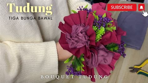 Bouquet Tudung 3petals New Flowers Design Full Tutorial Soon