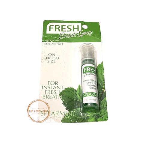 Fresh Breath Mouth Drops Spray Mint Sugar Free Freshener Shopee