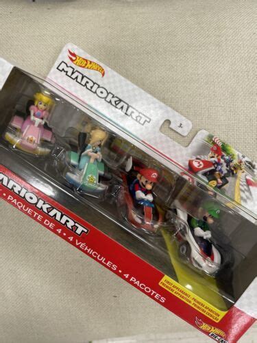Rosalina Princess Peach Mario Luigi Hot Wheels Mario Kart Pack