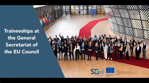 Webinar Traineeships At The General Secretariat Of The Eu Council