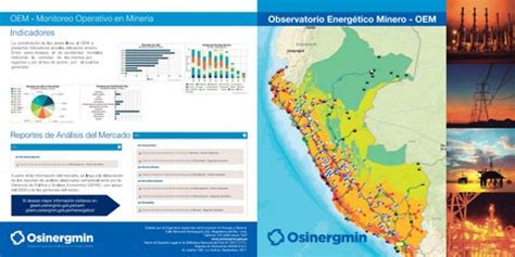 Observatorio Energético Minero OEM by Osinergmin Issuu