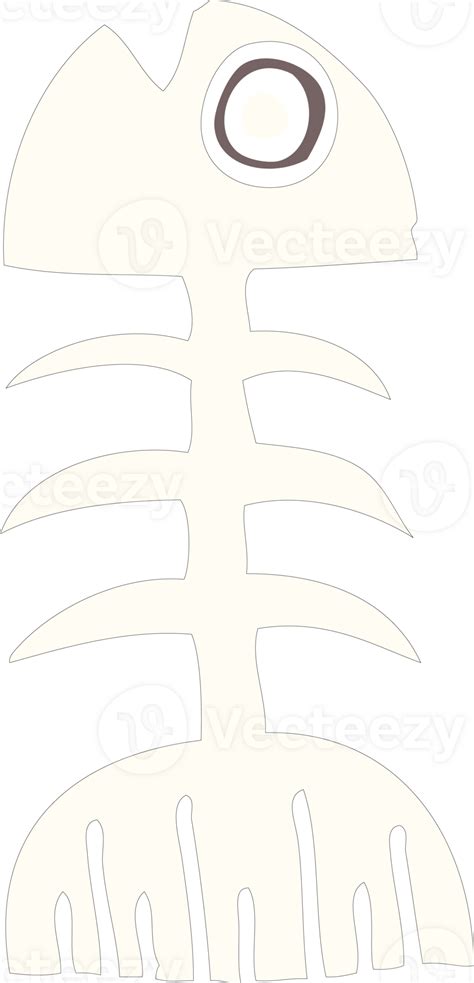 Cartoon Doodle Fish Bones 40269098 Png