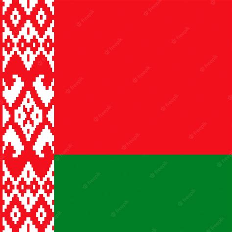 Premium Vector | Belarus flag official colors vector illustration