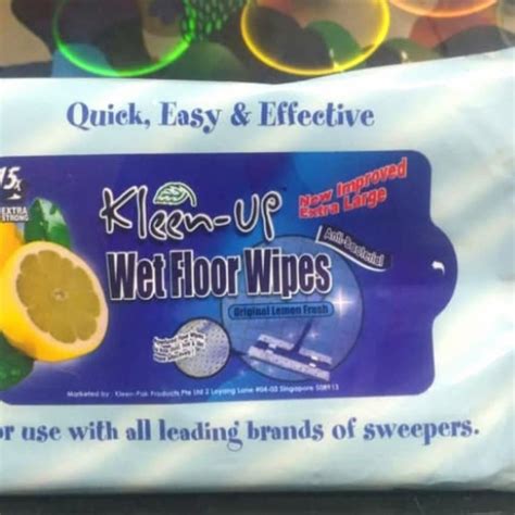 Jual Spesial Kleen Up Wipes Wet Floor Pembersih Lantai Original