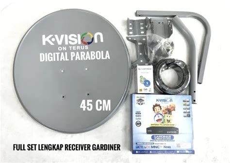 Parabola Mini Cm Kvision Full Set Lengkap Receiver Gardiner Upin