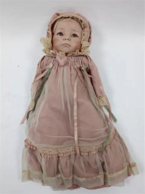 Dianna Effner Vintage Porcelain Baby Doll Marked Fa On Neck