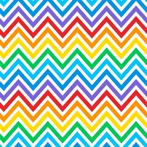 Seamless Colorful Zig Zag Pattern Vector Free Image By