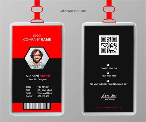 Premium Vector Creative Modern Id Card Template With Minimalist Elements