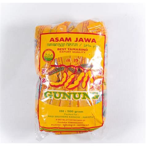 Jual Asam Jawa Tanpa Biji Cap Gunung Kemasan Renteng Isi 12 Shopee