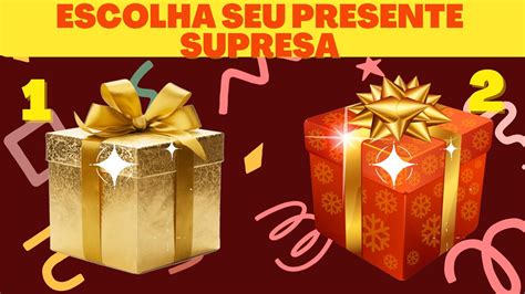 ESCOLHA UM PRESENTEELIGE TU REGALO CHOOSE YOUR GIFT YouTube