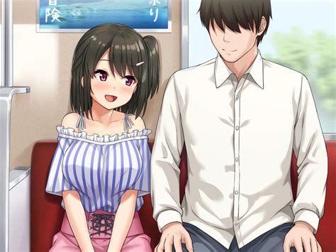 Safebooru 1boy 1girl D Black Hair Blush Breasts Brother And Sister Collarbone Commentary