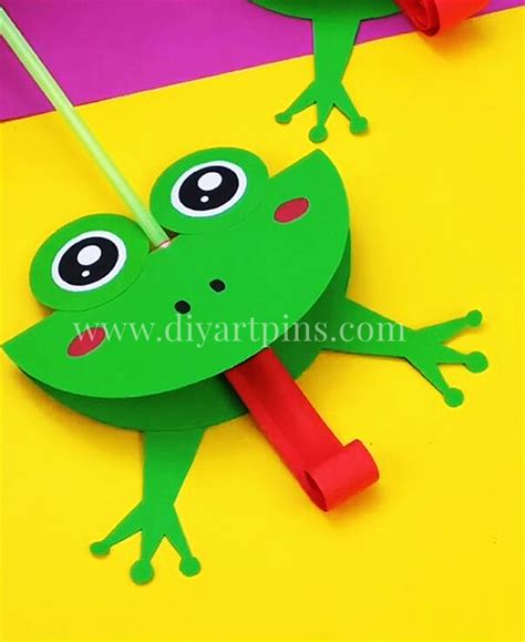 15 Ways To Make Easy Frog Art And Crafts For Preschoolers Diy Art Pins