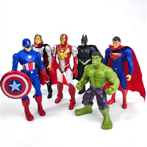 Buy ViliV Ultimate Superhero Toys Set of 6 PSC – Best Heroes Action ...